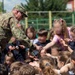 KFOR Soldiers engage students during medical outreach in Pristina