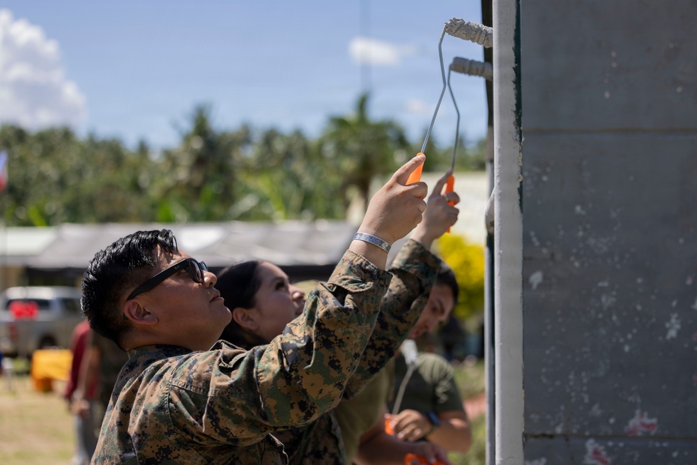 Balikatan 2026: U.S., Armed Forces of the Philippines service members refurbish Tibulao Elementary School