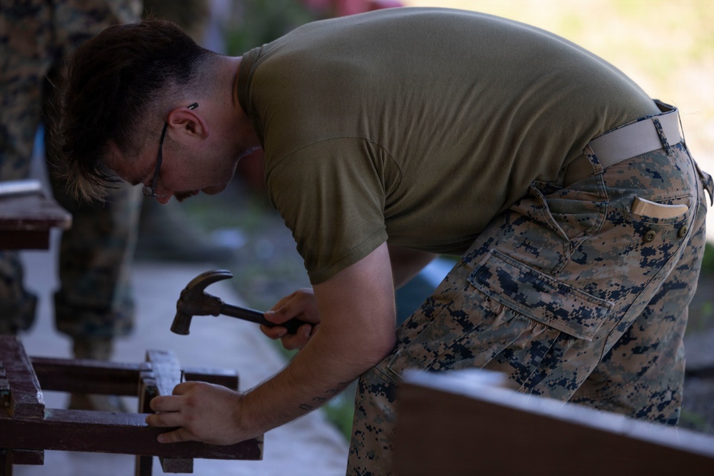 Balikatan 2026: U.S., Armed Forces of the Philippines service members refurbish Tibulao Elementary School
