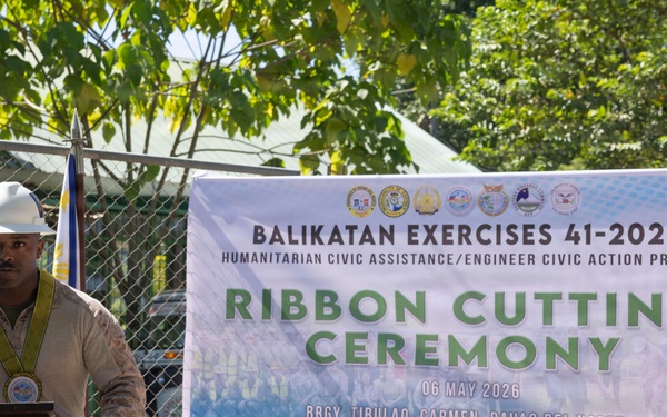 Balikatan 2026: Tibulao, Philippines hosts a school building ribbon cutting ceremony