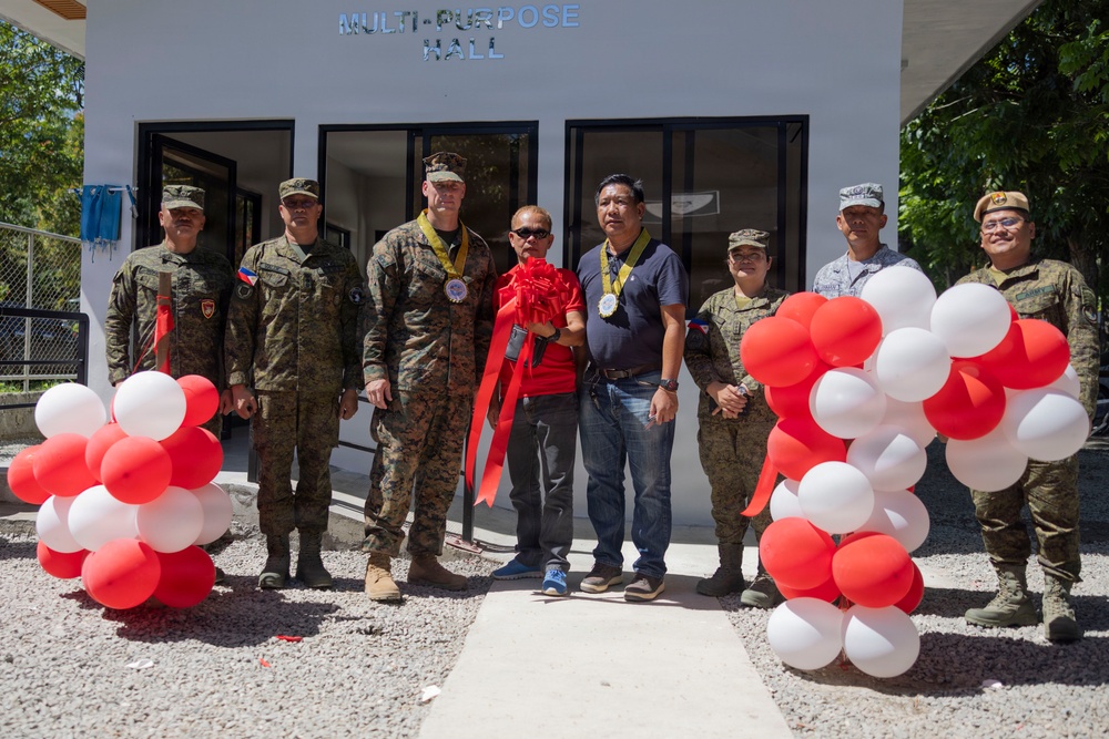 Balikatan 2026: Tibulao, Philippines hosts a school building ribbon cutting ceremony