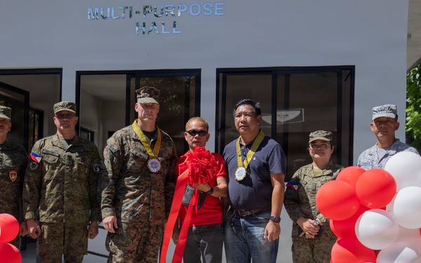 Balikatan 2026: Tibulao, Philippines hosts a school building ribbon cutting ceremony