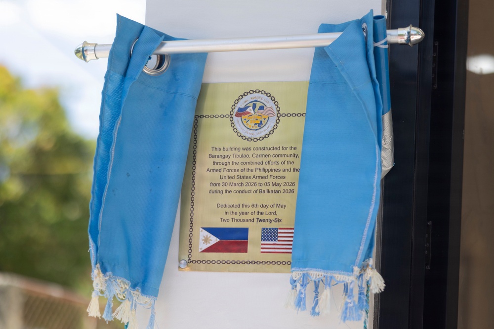 Balikatan 2026: Tibulao, Philippines hosts a school building ribbon cutting ceremony