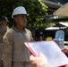 Balikatan 2026: U.S. Marine receives a Navy and Marine Corps Achievement Medal during the construction of a multi-purpose facility
