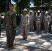 Balikatan 2026: U.S. Marine receives a Navy and Marine Corps Achievement Medal during the construction of a multi-purpose facility