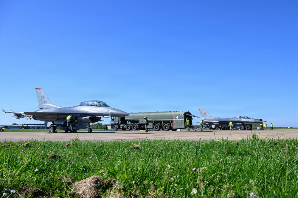 Spangdahlem Air Base’s 480th FS teams up with German air force to enhance cross-servicing skills, readiness
