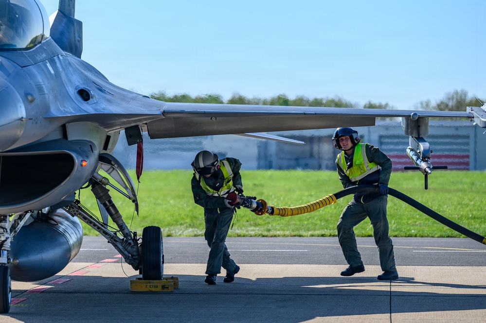Spangdahlem Air Base’s 480th Fighter Squadron teams up with air force to enhance cross-servicing skills, readiness