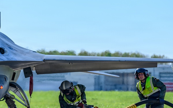 Spangdahlem Air Base’s 480th Fighter Squadron teams up with air force to enhance cross-servicing skills, readiness