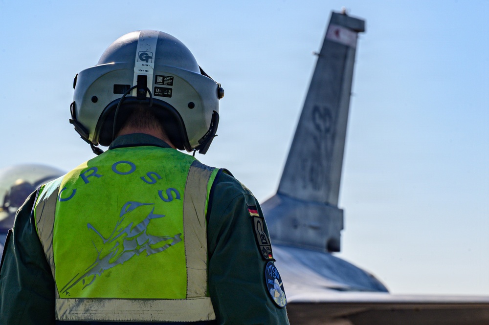 Spangdahlem Air Base’s 480th Fighter Squadron teams up with German air force to enhance cross-servicing skills, readiness