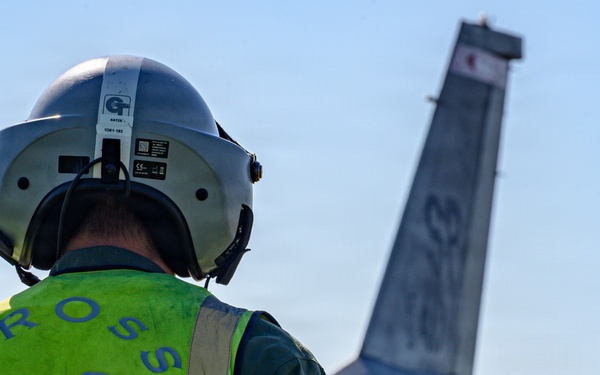 Spangdahlem Air Base’s 480th Fighter Squadron teams up with German air force to enhance cross-servicing skills, readiness