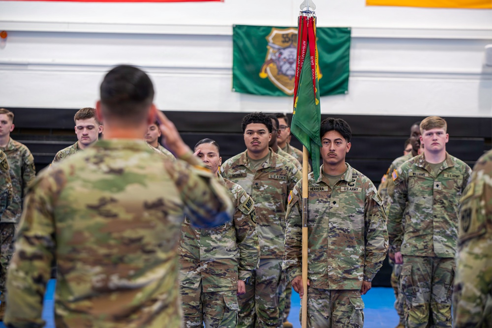 554th Military Police Company Change of Responsibility Ceremony