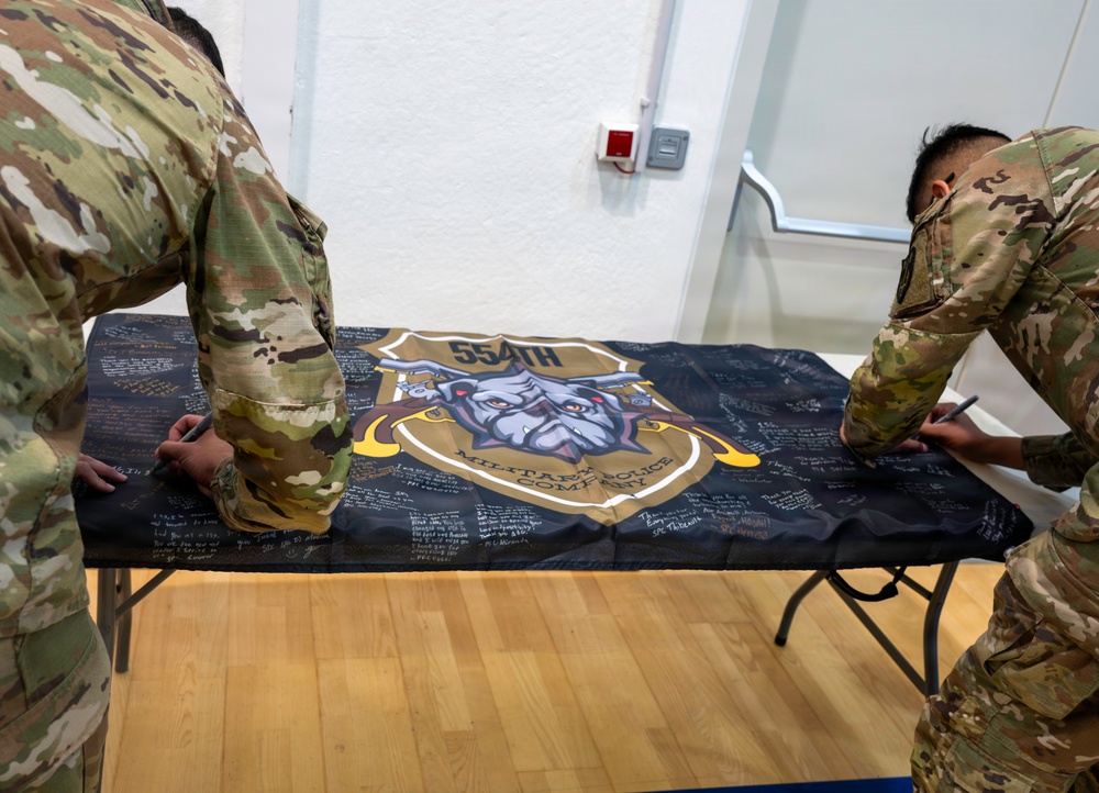 554th Military Police Company Change of Responsibility Ceremony