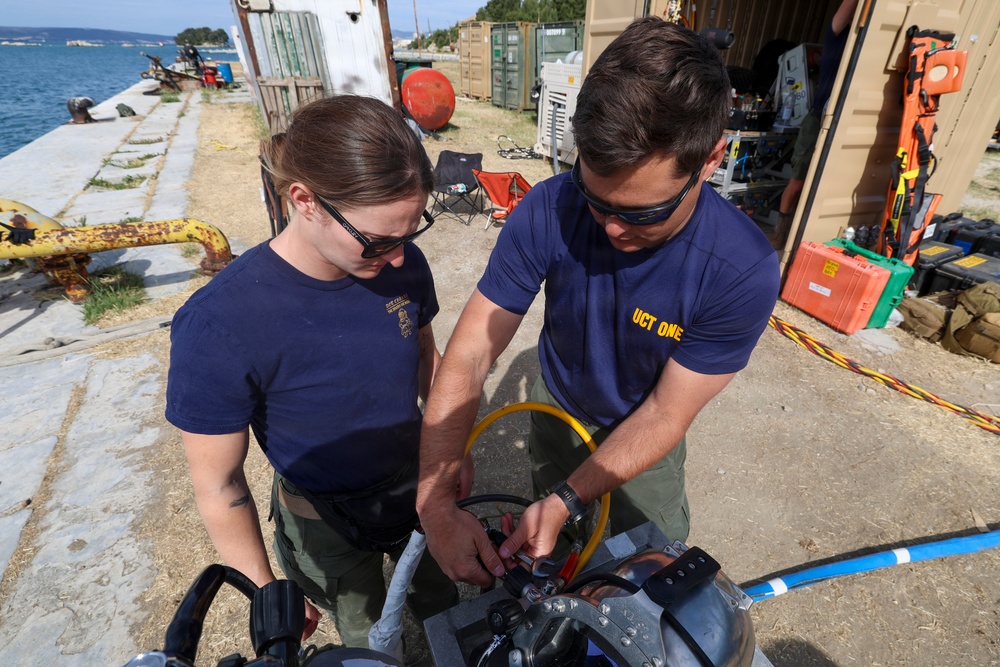 UCT 1 Seabees Execute Maritime Infrastructure Repairs in Split