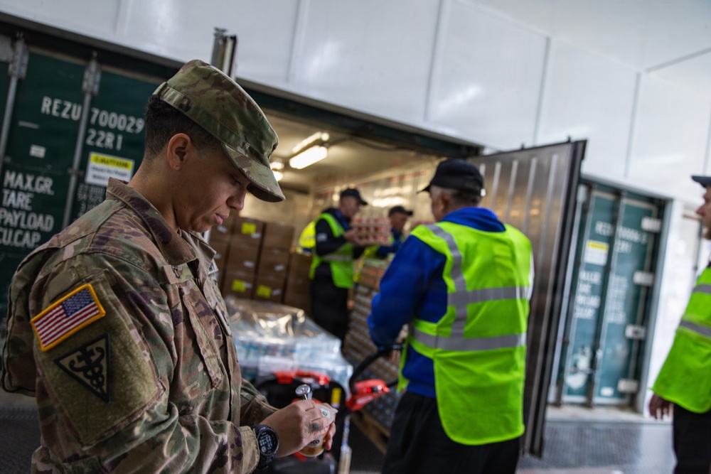KFOR RC-E Soldiers conduct food safety inspections at Camp Bondsteel