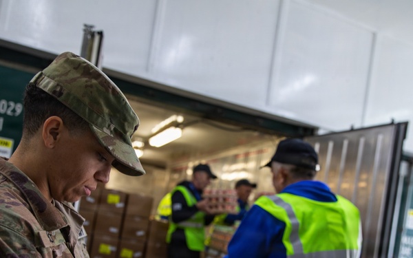 KFOR RC-E Soldiers conduct food safety inspections at Camp Bondsteel