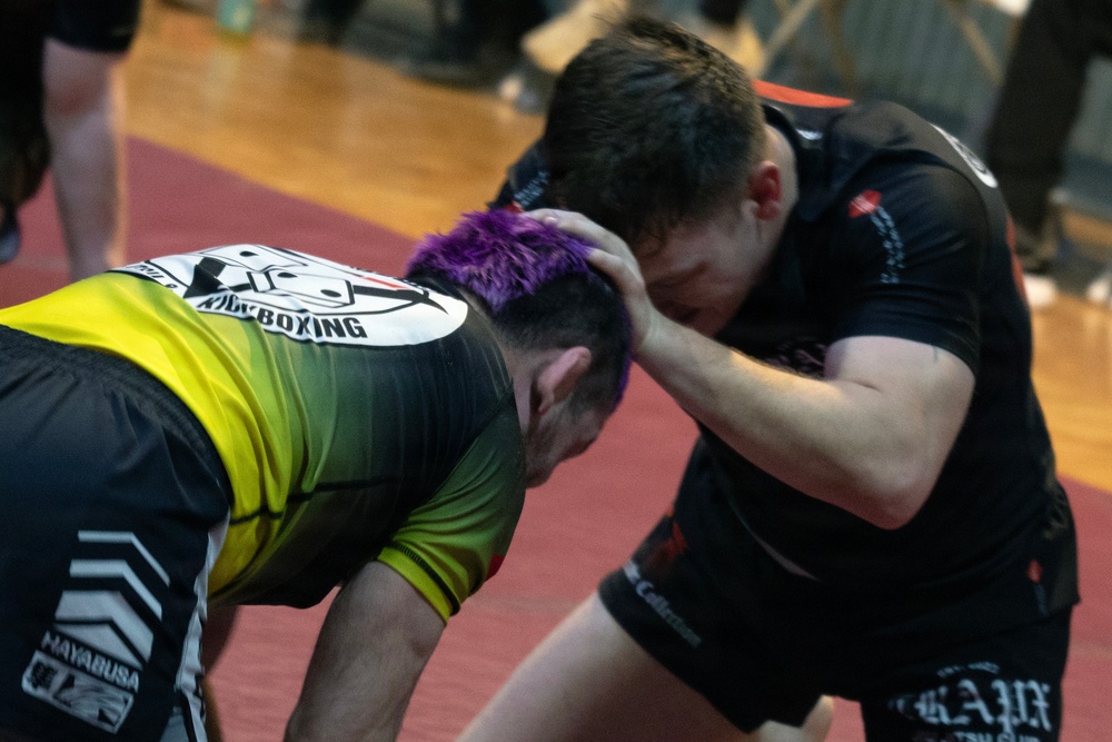 Mixed martial artists host event at Camp Bondsteel for KFOR troops