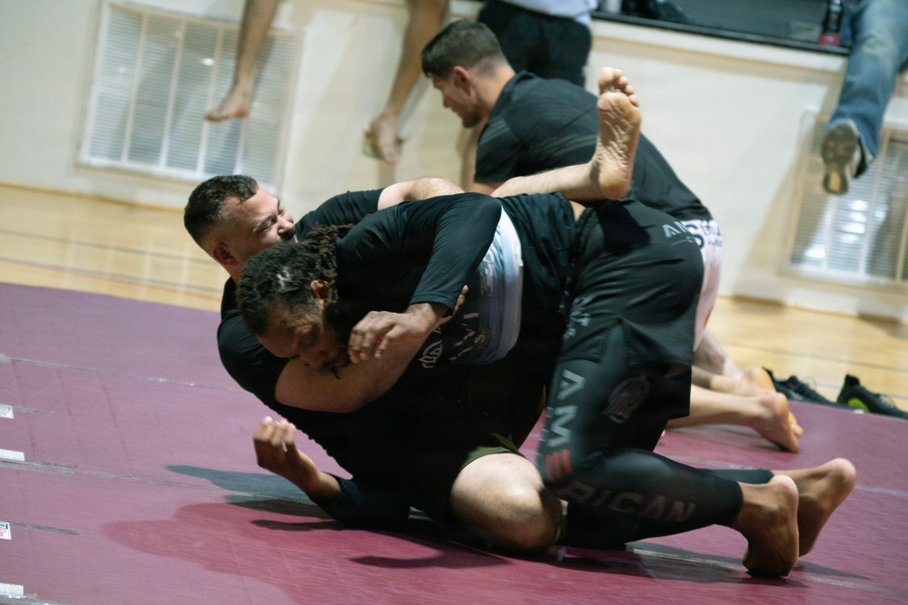 Mixed martial artists host event at Camp Bondsteel for KFOR troops