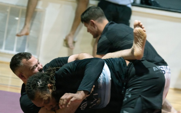 Mixed martial artists host event at Camp Bondsteel for KFOR troops