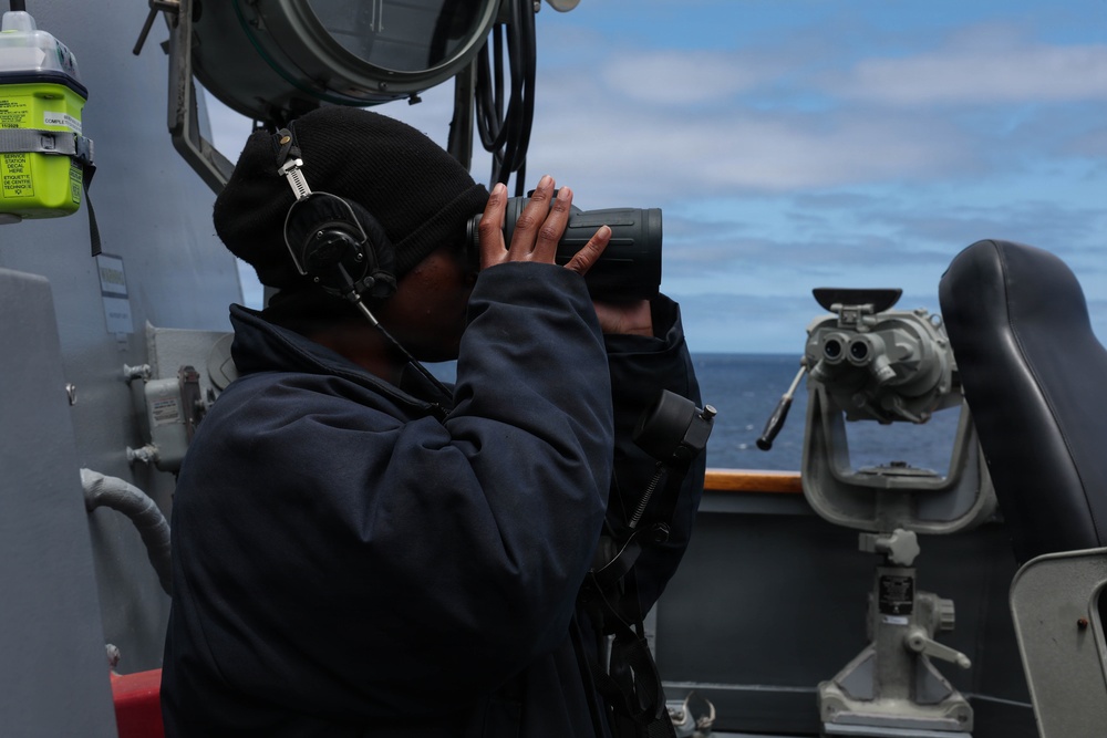 USS Carl M. Levin Routine Operations