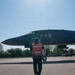 Lancer and Stratofortress Bombers depart for conditioning flight