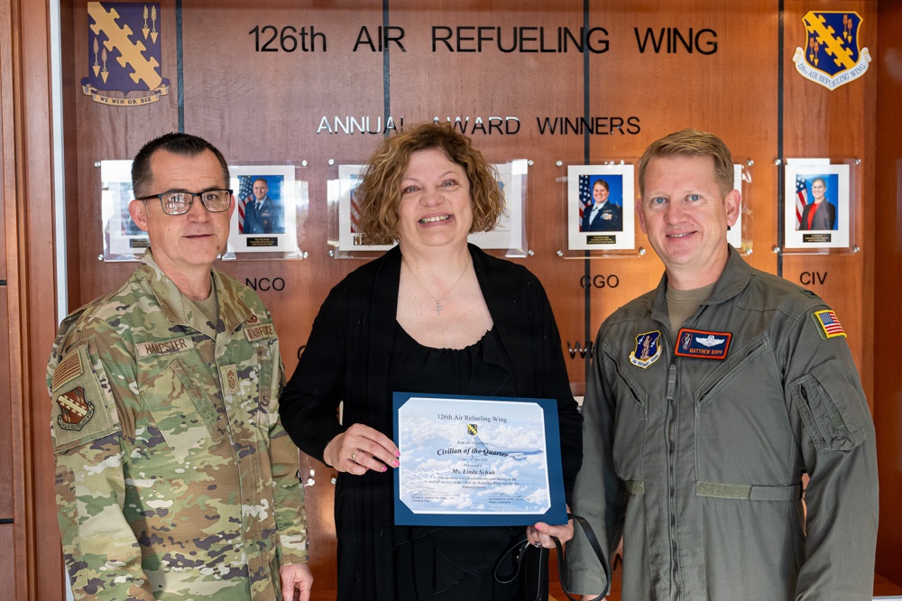 126 ARW Outstanding Civilian of the 1st Quarter