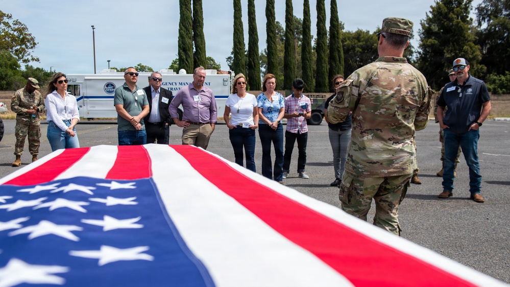 Travis conducts Honorary Commanders MSG Tour