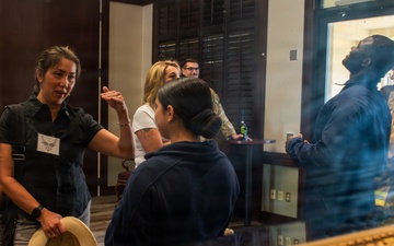 Travis conducts Honorary Commanders MSG Tour