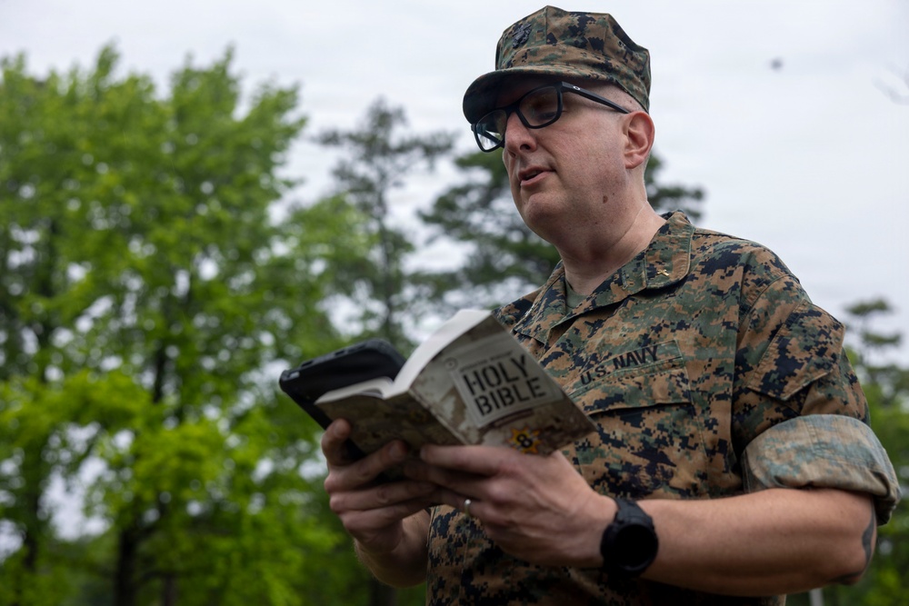 8th ESB Hosts Public Prayer for National Day of Prayer