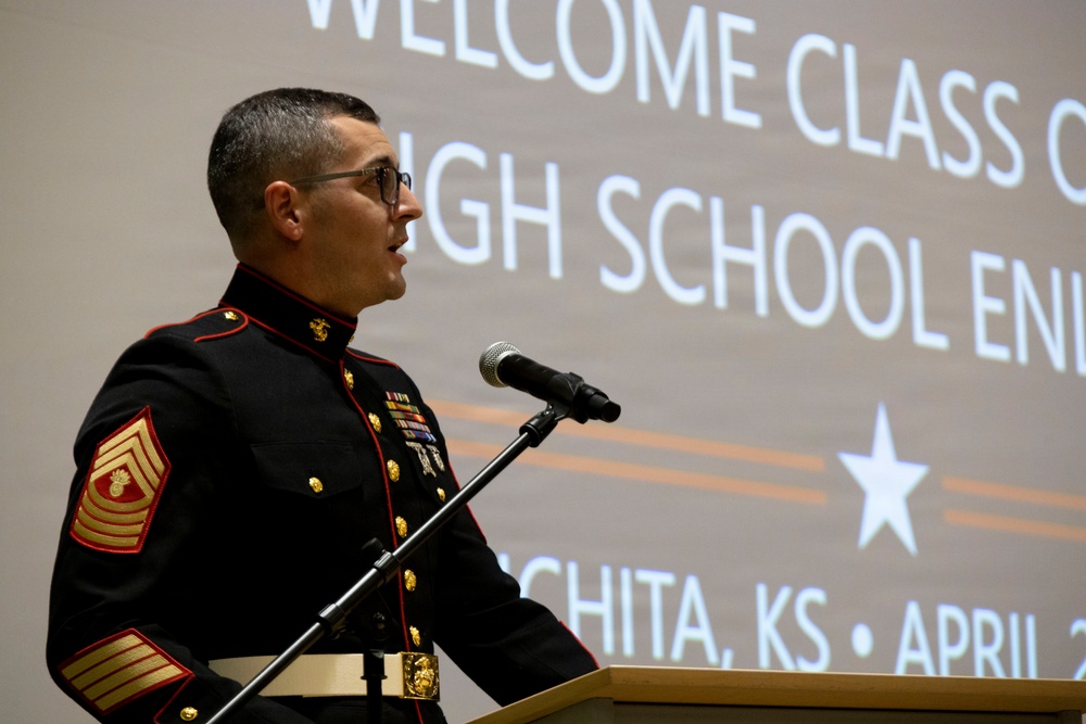 Marines attend Wichita Our Community Salutes Ceremony
