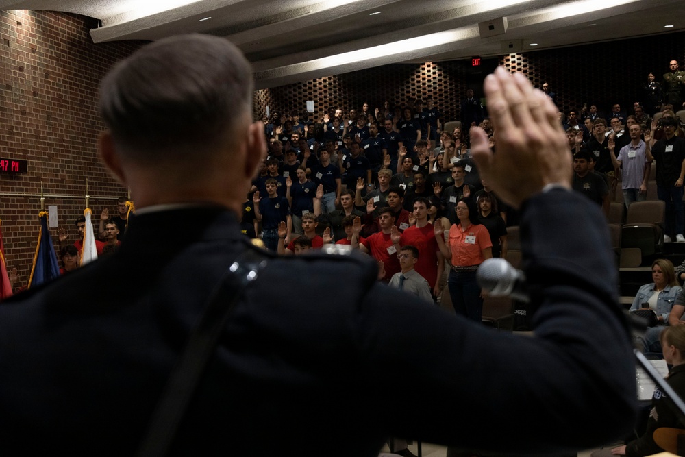 Marines attend Wichita Our Community Salutes Ceremony