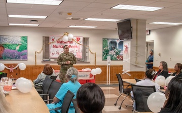 Lt. Col. Joanna Bailey Honors Nursing Staff During Nurses Week Celebration