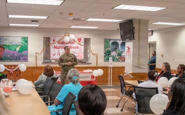 Lt. Col. Joanna Bailey Honors Nursing Staff During Nurses Week Celebration