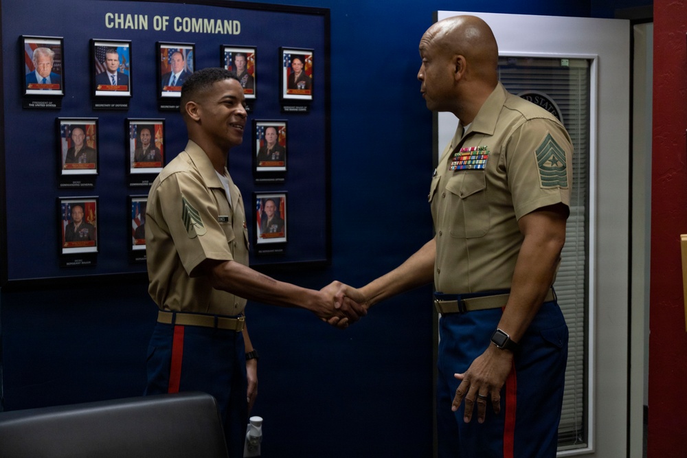 MCRC Sgt. Maj. visits RS Oklahoma City