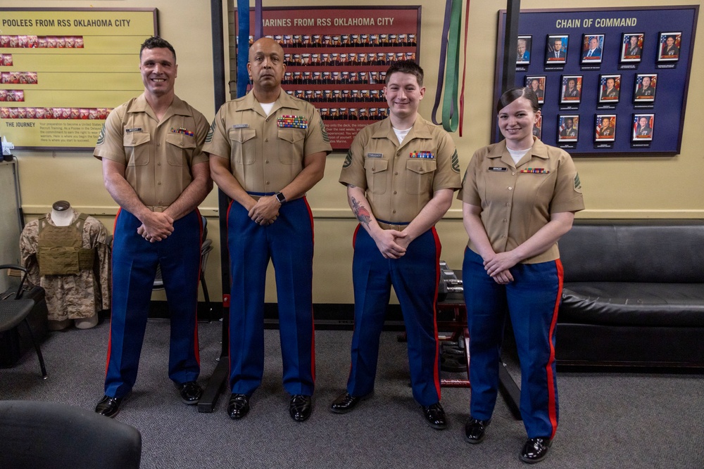 MCRC Sgt. Maj. visits RS Oklahoma City