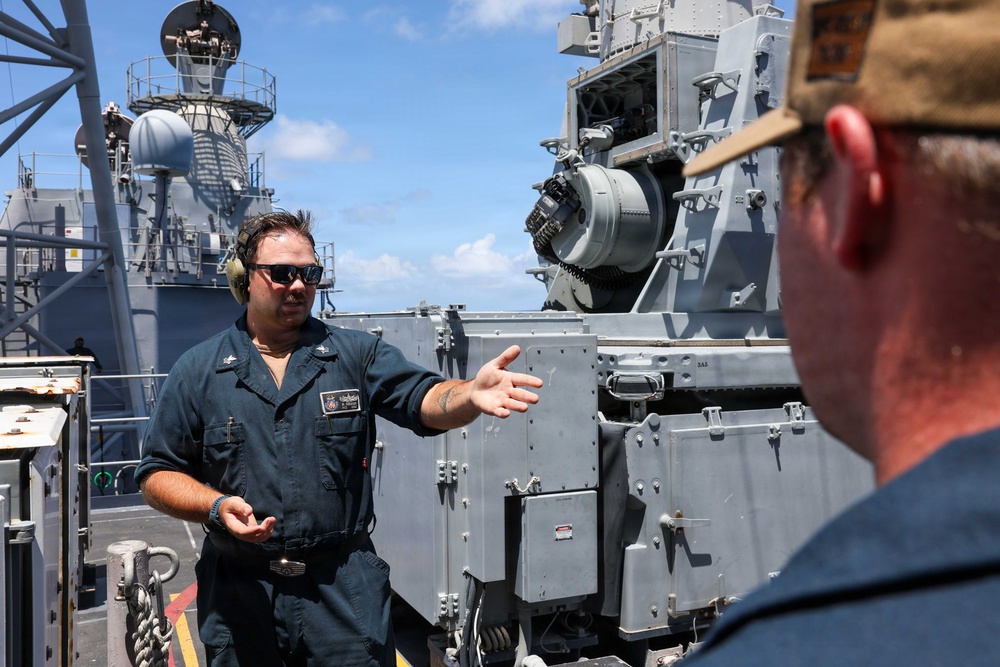 USS Lake Erie (CG 70) conducts CIWS live-fire