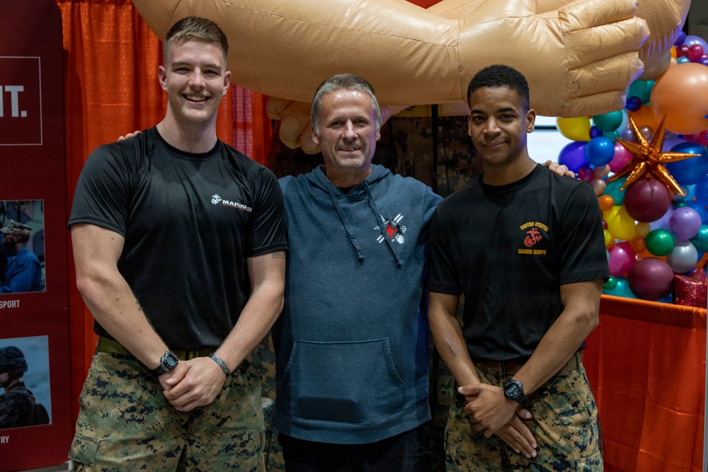 Marines at Oklahoma City Memorial Marathon Health and Fitness Expo