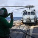 Flight operations on USS Lake Erie (CG 70)