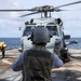 Flight operations on USS Lake Erie (CG 70)