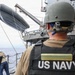 Small boat ops on USS Lake Erie (CG 70)