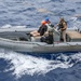 Small boat ops on USS Lake Erie (CG 70)