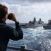 USS Lake Erie (CG 70) replenishment-at-sea with USNS Robert E. Peary (T-AKE 5)