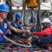 USS Lake Erie (CG 70) replenishment-at-sea with USNS Robert E. Peary (T-AKE 5)
