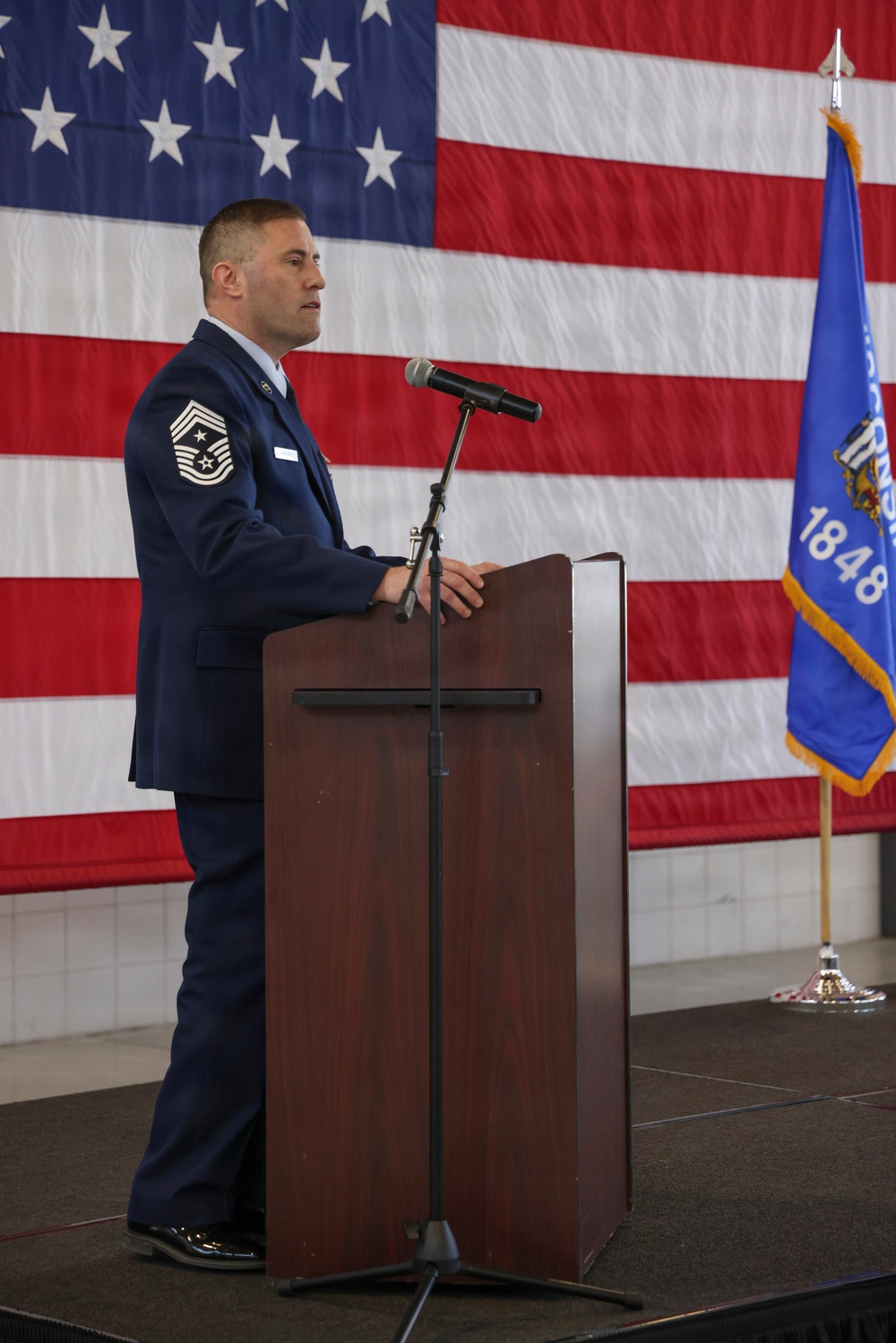 Wisconsin Air National Guard welcomes new senior enlisted leader