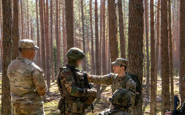 U.S. Soldiers Support Week 3 of Lithuanian Riflemen’s Union Leader VALEX