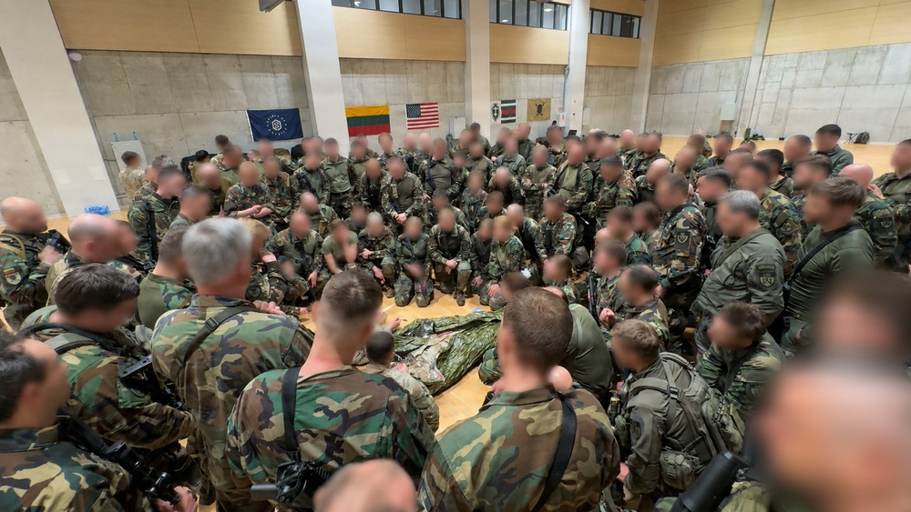 U.S. Soldiers Support Week 3 of Lithuanian Riflemen’s Union Leader VALEX