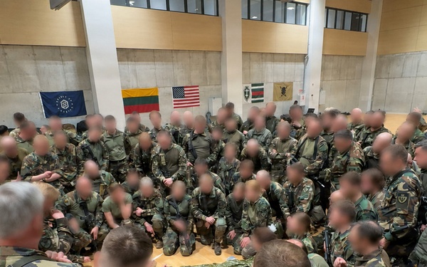 U.S. Soldiers Support Week 3 of Lithuanian Riflemen’s Union Leader VALEX