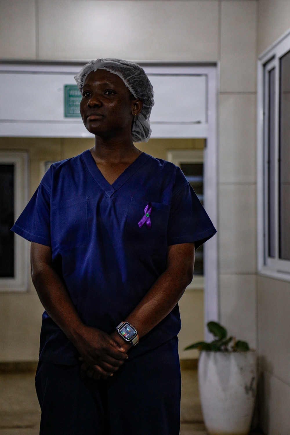 AL26 MEDREX DVs tour 37th Military Hospital, Ghana