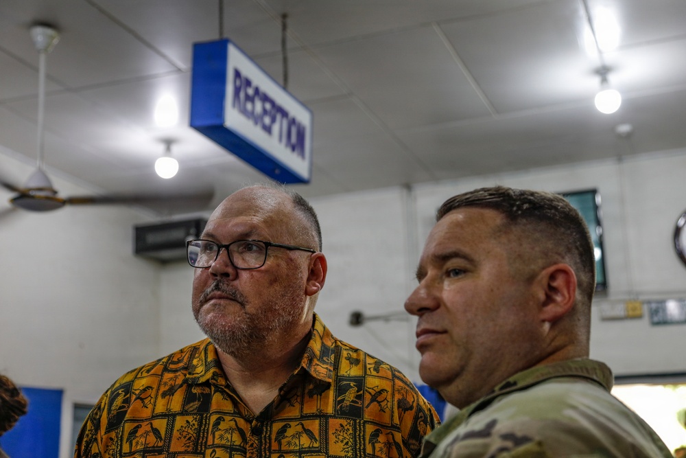 AL26 MEDREX DVs tour 37th Military Hospital, Ghana