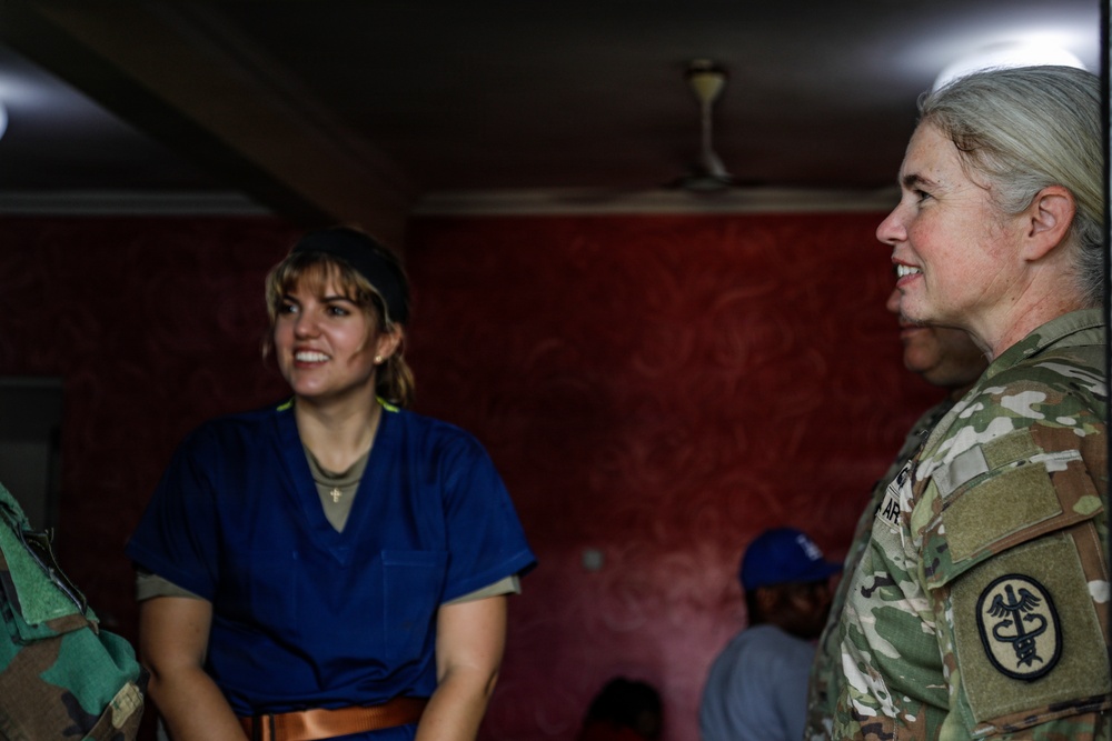 AL26 MEDREX DVs tour 37th Military Hospital, Ghana