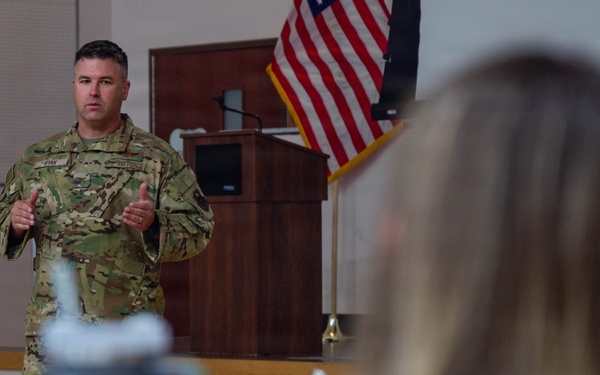 Bloom 365 Class Gets Briefed by Col. Ryan